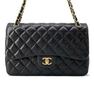 Chanel Matelasse 30 Cocomark Lambskin Shoulder Bag Black